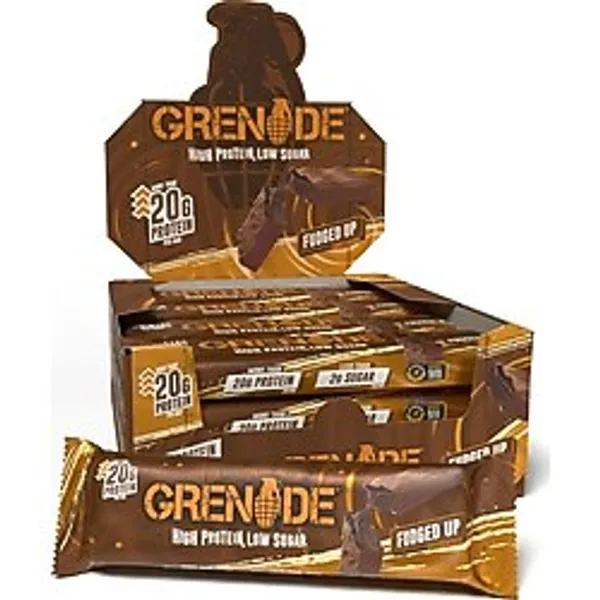 Tr Protein Bar 60 G x 12 Adet - Yüksek Protein, Düşük Şekerli Sporcu Barı, Diyet Dostu Atıştırmalık (Fudged Up)