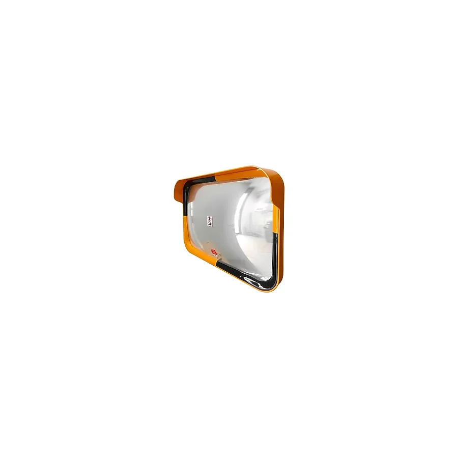 Trafik Güvenlik Aynası 60 x 80 cm Sarı-Siyah, Tümsek Ayna, Otopark Aynası