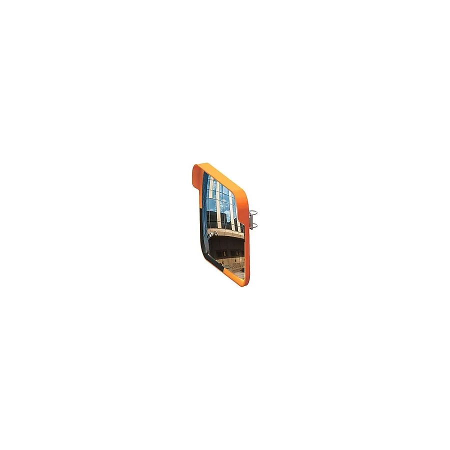 Trafik Güvenlik Aynası 80 Cm Kare Dış Mekan Aynası Otopark Ayna 60X80 Cm Kare Sarı