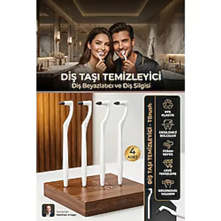 Transformacion 4 lü Diş Taşı Temizleyici Diş Beyazlatıcı ve Diş Silgisi Aile Paketi 722126 - 4 LU PAKET