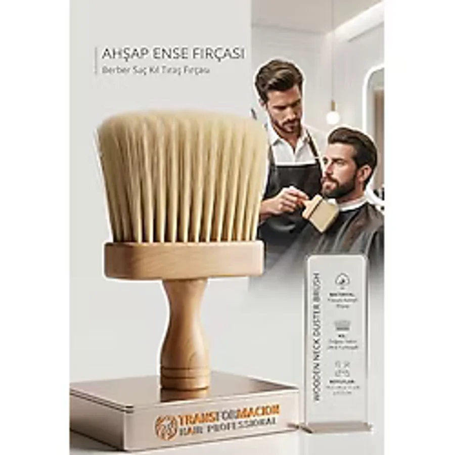Transformacion Ense Fırçası Berber Saç Kıl Tıraş Fırçası 721417