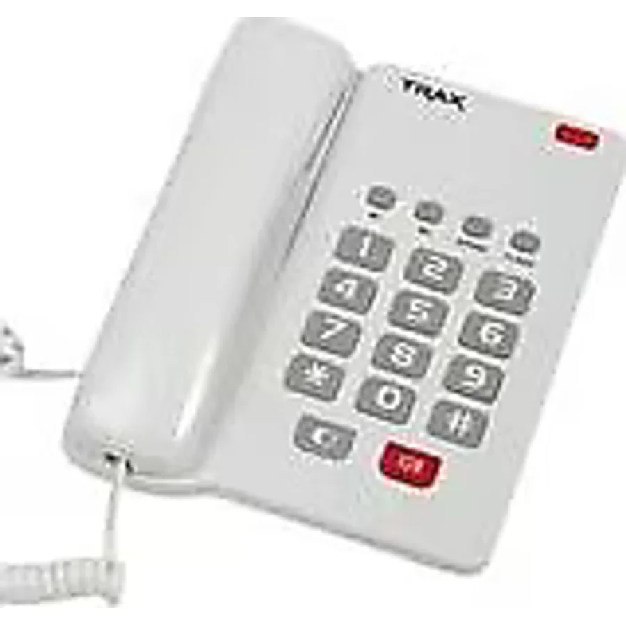 Trax TD 215 HF Kablolu Beyaz Masaüstü Telefon