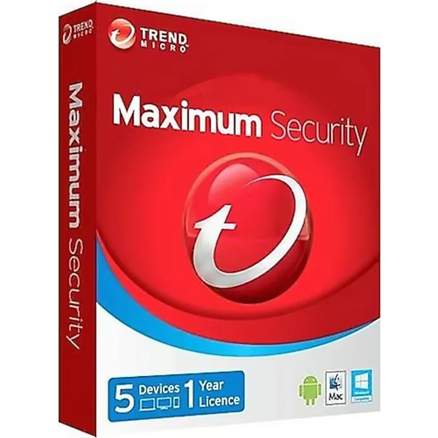 TREND MICRO MAXIMUM SECURITY 5 KULL 1 YIL