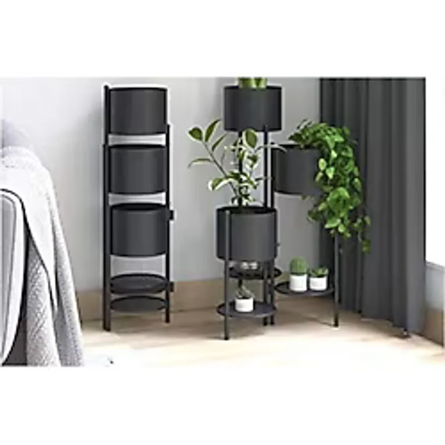 Trendesk 6 Katlı Metal Saksılık Çiçeklik