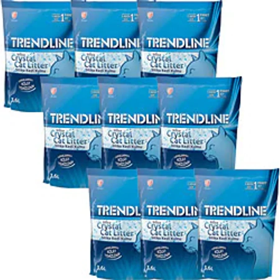 Trendline Silika Kristal 3.6 lt 9'lu Kedi Kumu