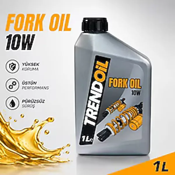 Trendoil Fork Oil 10W Motosiklet Amortisör Yağı 1 Litre Yüksek Performanslı