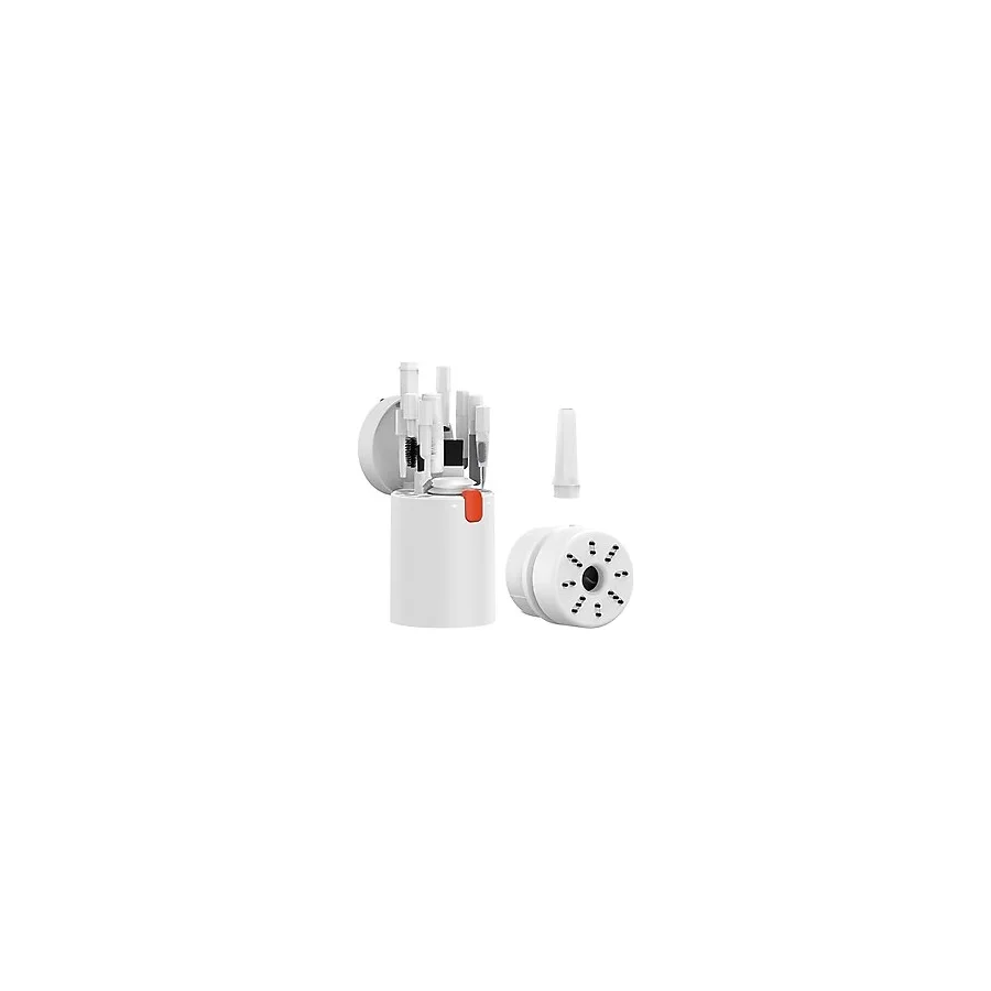 Trenkyo Elektronik Temizleme Seti, MacBook, iPad, iPhone Pro, Tabletler, Bilgisayarlar, Monitörler, TV'ler ve Kamera Lensi için 21'i 1 Arada Çözümler - Beyaz