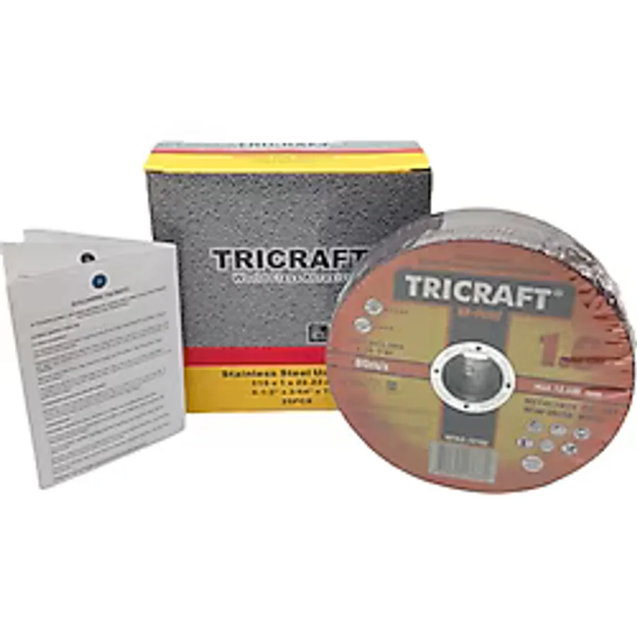 Tricraft Inox Metal Kesici Taş 115x1.0x22 Mm 25'li Set Paket