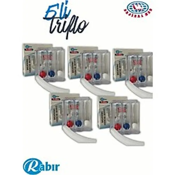 Triflo Nefes Egzersiz Cihazı X 5 Adet Kutusuz