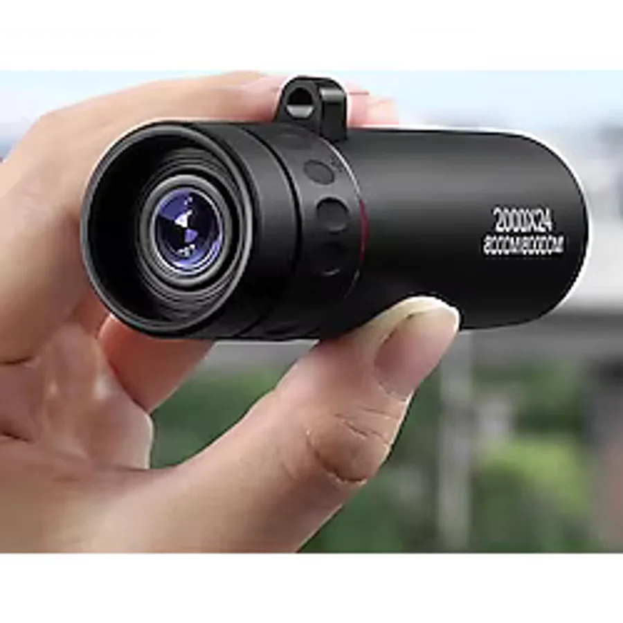 Triline 2000X24 Zoom Monoküler Mini Taşınabilir Hd Dürbün Su Geçirmez Tripod Telefon Tutacağı