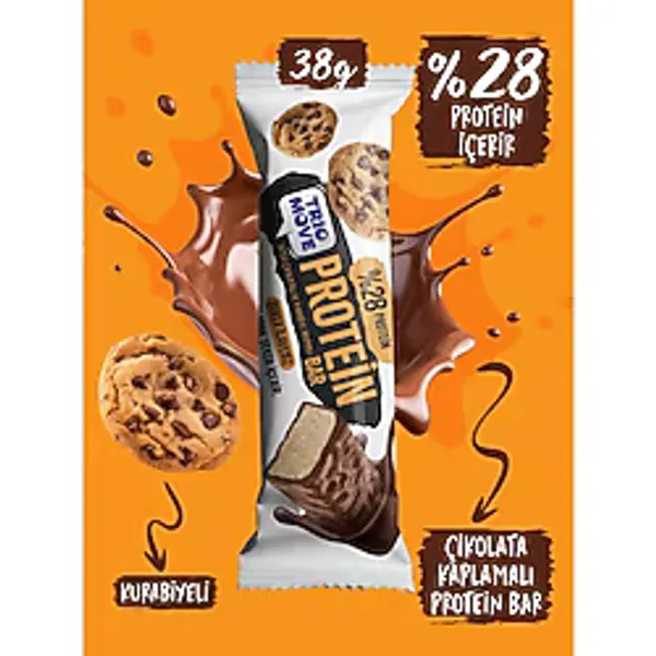 Trio Move 38 gr 9'lu Protein Bar