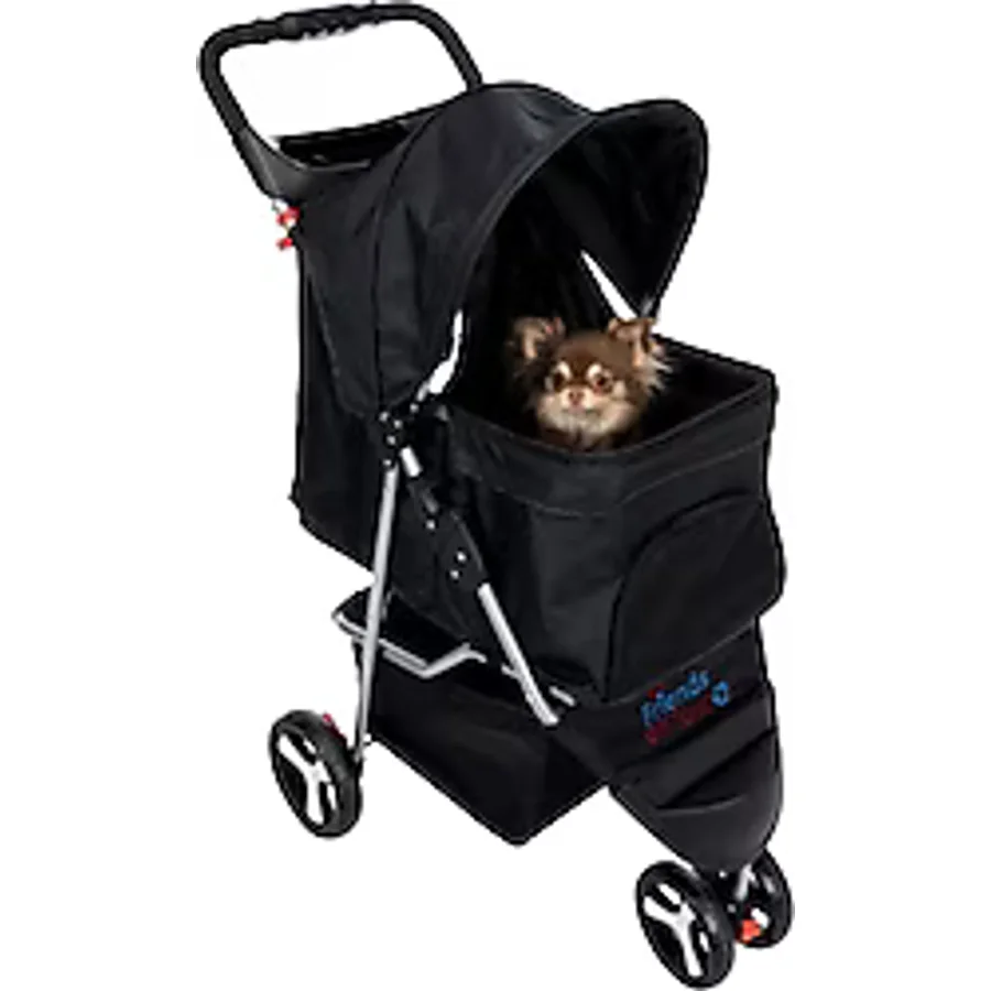 Trixie 47x100x80 cm 4 Tekerlekli Gri Köpek ve Kedi Arabası