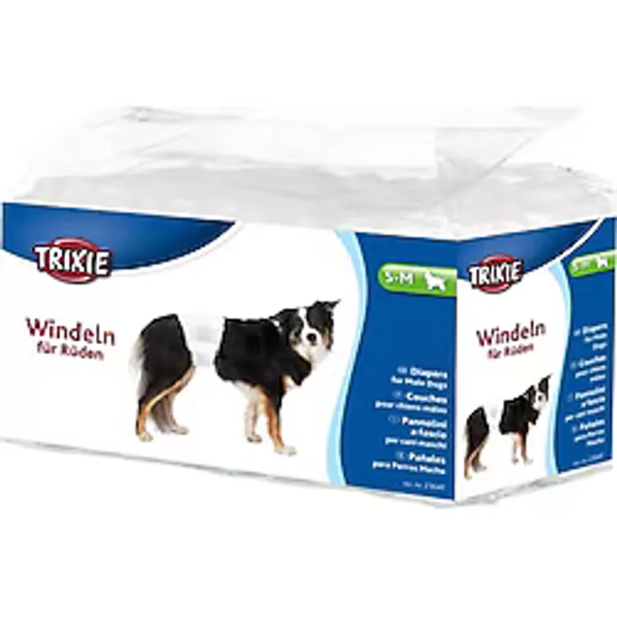 Trixie Erkek Köpek Çiş Külodu Ve Pedi S-M 30-46Cm 12Adet
