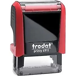 Trodat Standart Kaşe Otomatik 38x14 Kırmızı Kasa Kırmızı Keçe 4911