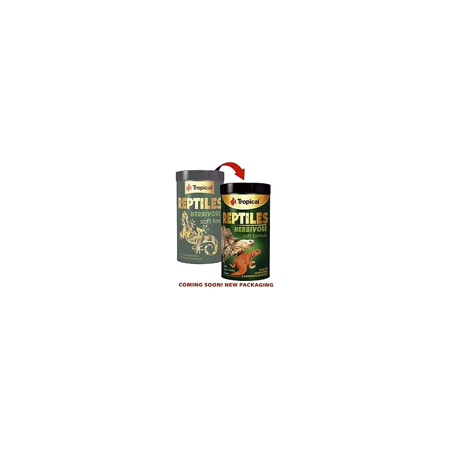 Tropical Reptiles Herbivore Sürüngen Yemi 250 Ml/65 Gr