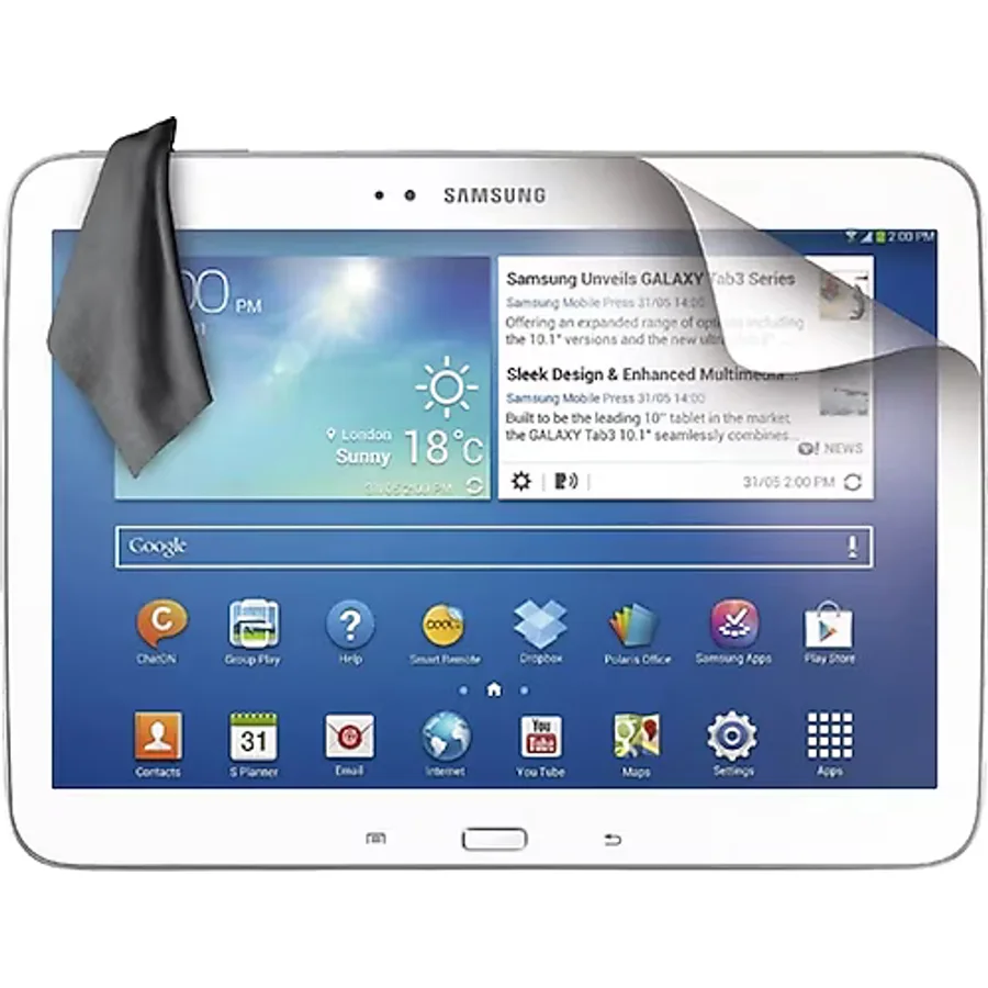 TRUST GALAXY TAB3 10.1 Ekran Koruyucu 2 Adet