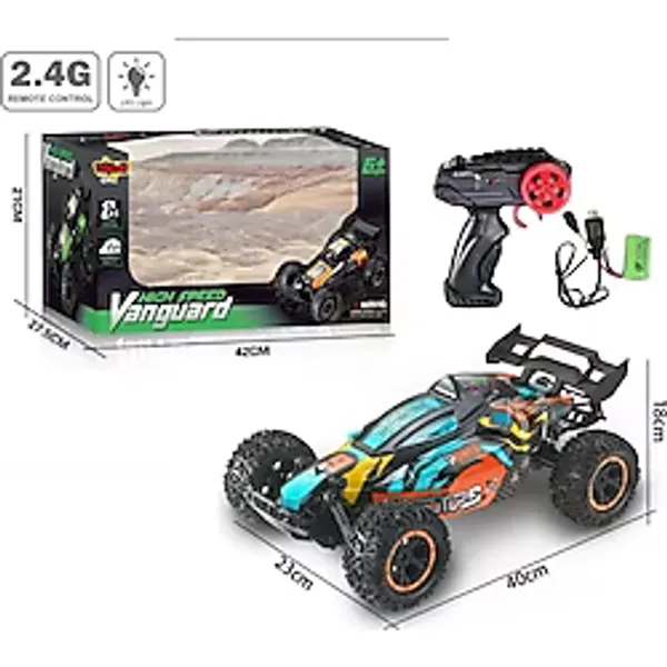 TRUST STORE 1:10 Kumandalı Dev Off-Road Araba - 15KM/H Hızlı, Şarjlı, 2.4GHz 40 CM RC Arazi Aracı