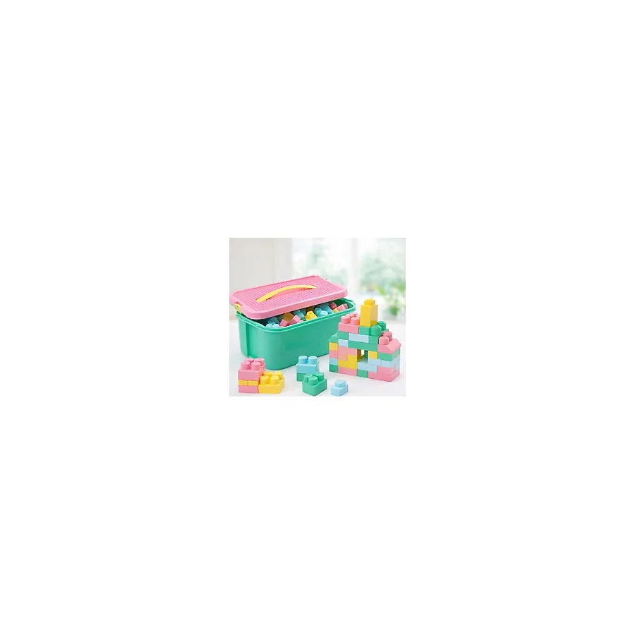 Trust Store Playtoys 48 Parçalı Yumuşak LEGO Seti Ilk Bloklarım Gelişim Oyuncakları - Çok Renkli
