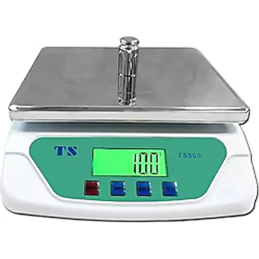 TS-500 Dijital Terazi - LCD Ekran, Dara Alma, Sayım Fonksiyonlu, Yüksek Hassasiyetli Tartım Cihazı