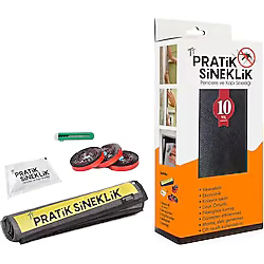 TT Pratik Sineklik Fransız Balkon Kapı Sinekliği 80 X 220 Cm