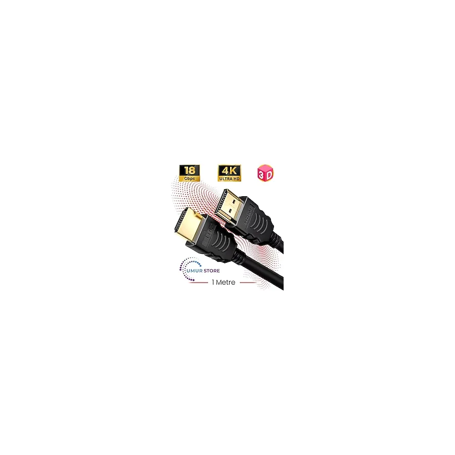 TTAF Hdmi 2.0 4k Ultra Hd 60 Hz Ses Ve Görüntü Aktarım Kablosu 1 Metre