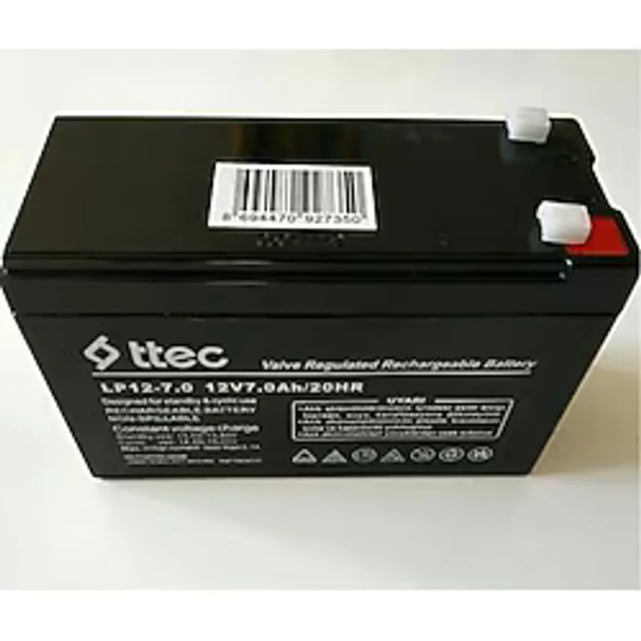 Ttec 12 Volt 7 Amper Bakımsız Kuru Akü 12V 7Ah