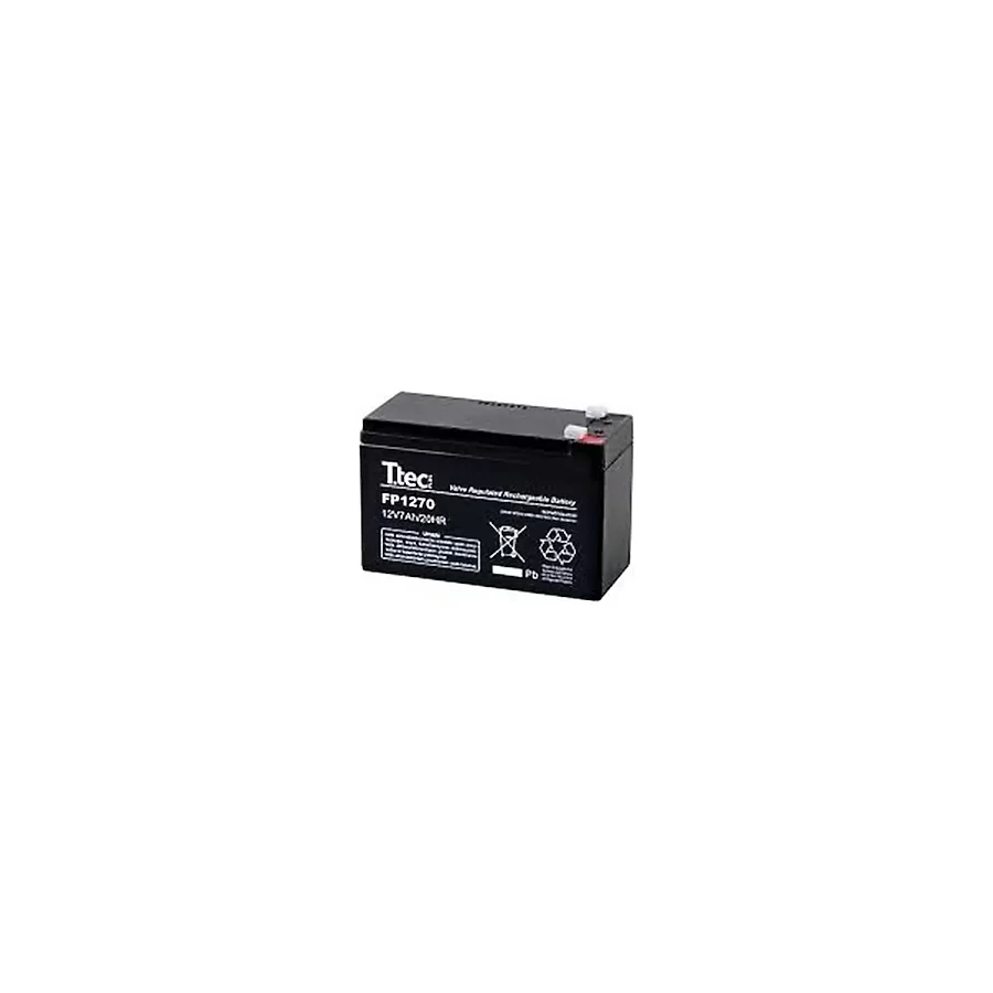 Ttec 12V 7Ah 20HR Tam Bakımsız Kuru Akü - VRLA AGM Kesintisiz Güç Kaynağı ve Alarm Aküsü (2kg)