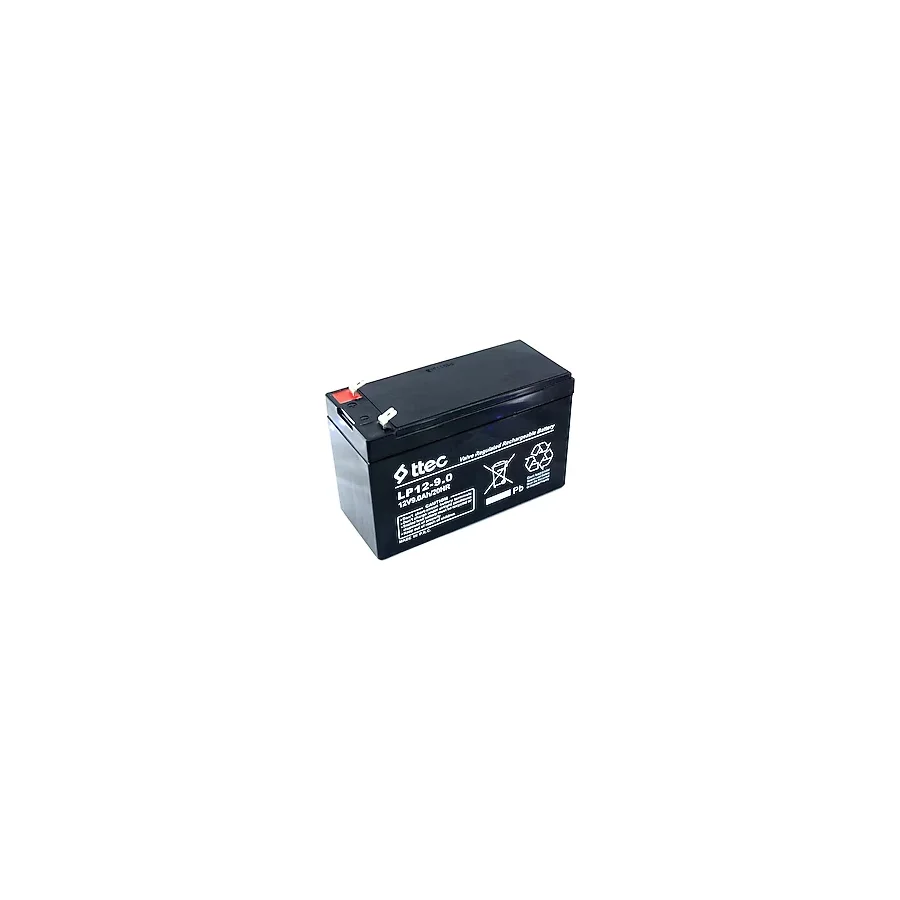 Ttec 12V 9AH Bakımsız Kuru Akü 12 Volt 9 Amper Kesintisiz Güç Kaynağı Aküsü Uzun Süreli Kullanım
