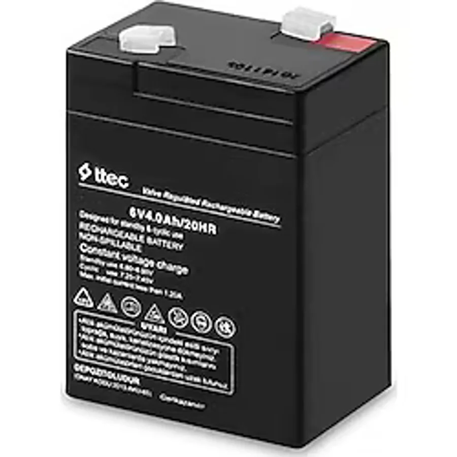 Ttec 6 Volt 4 Amper Bakımsız Kuru Akü