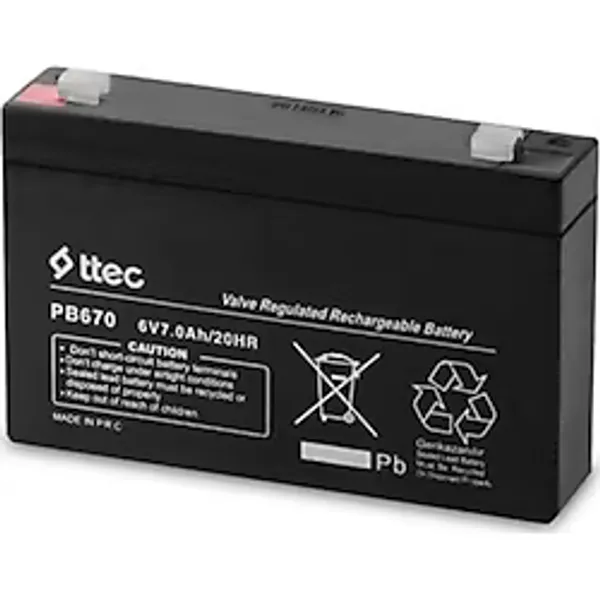 Ttec 6 Volt 7 Amper Actıve Akülü Traktör Oyuncak Araba Aküsü 6V 7AH Akü