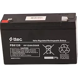Ttec 6V 12AH Bakımsız Kuru Akü