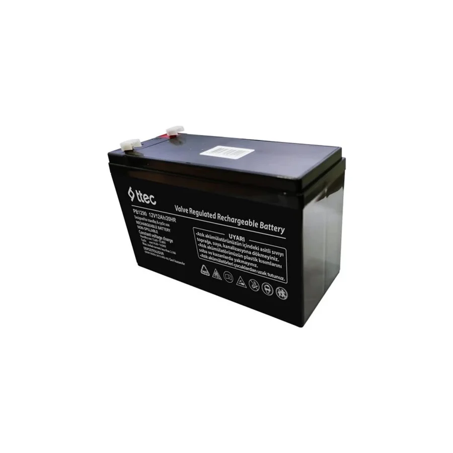 Ttec Base 12V 7AH Bakımsız Kuru Akü