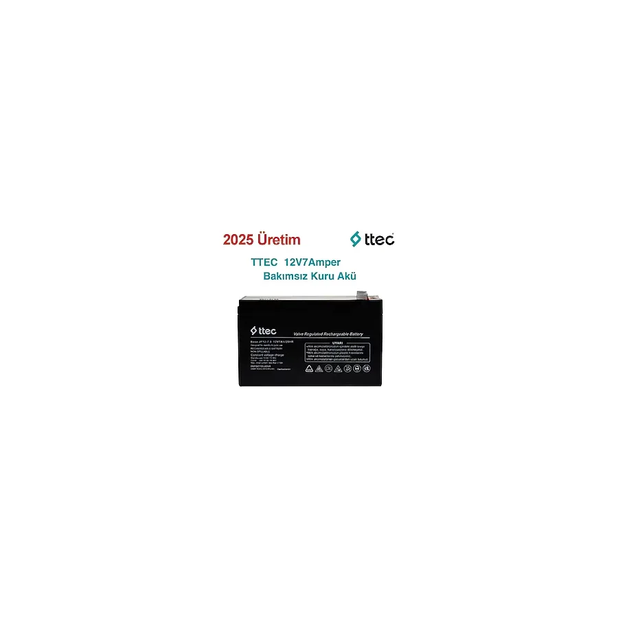 Ttec HHM_ PİLSAN uyumlu OYUNCAK ARABA JEEP AKÜLÜ ARABA AKÜSÜ PİLİ BATARYASI 12VOLT 7AMPER AKÜ 12V7Ah/20HR