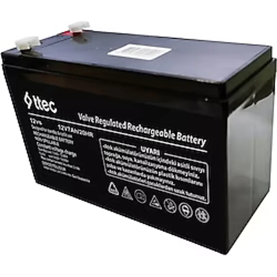 Ttec Pilsan Black Thunder Akülü Araba Çocuk Oyuncak Akülü Araba Uyumlu 12 Volt 7 Amper Akü 12V 7AH 20HR