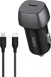 Ttec Taks 5CP01LS 30 W Lightning Kablolu Hızlı Araç Şarj Aleti