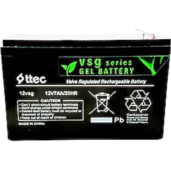 Ttec UPS KESİNTİSİZ GÜÇ KAYNAĞI AKÜSÜ UPS AKÜ - Jel BAKIMSIZ TİP AKÜ 12VOLT 7AMPER 12V7AH