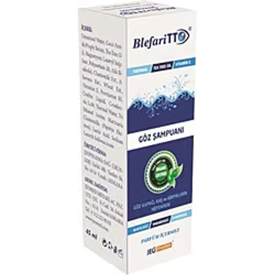 TTO Blefaritto 45 ml Göz Çevresi Şampuanı