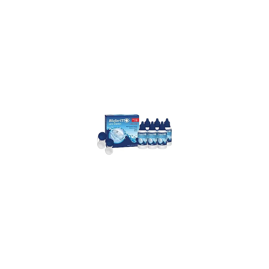 Tto Blefaritto Lens Solüsyonu 6X60 Ml 2 Adet Lens Kabı Hediye