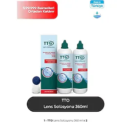 TTO Çok Amaçlı 360 ml 2 Adet Lens Solüsyonu