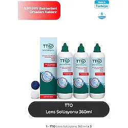 TTO Çok Amaçlı 360 ml 3 Adet Lens Solüsyonu