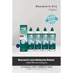 TTO Çok Amaçlı 360 ml 4 Adet Lens Solüsyonu