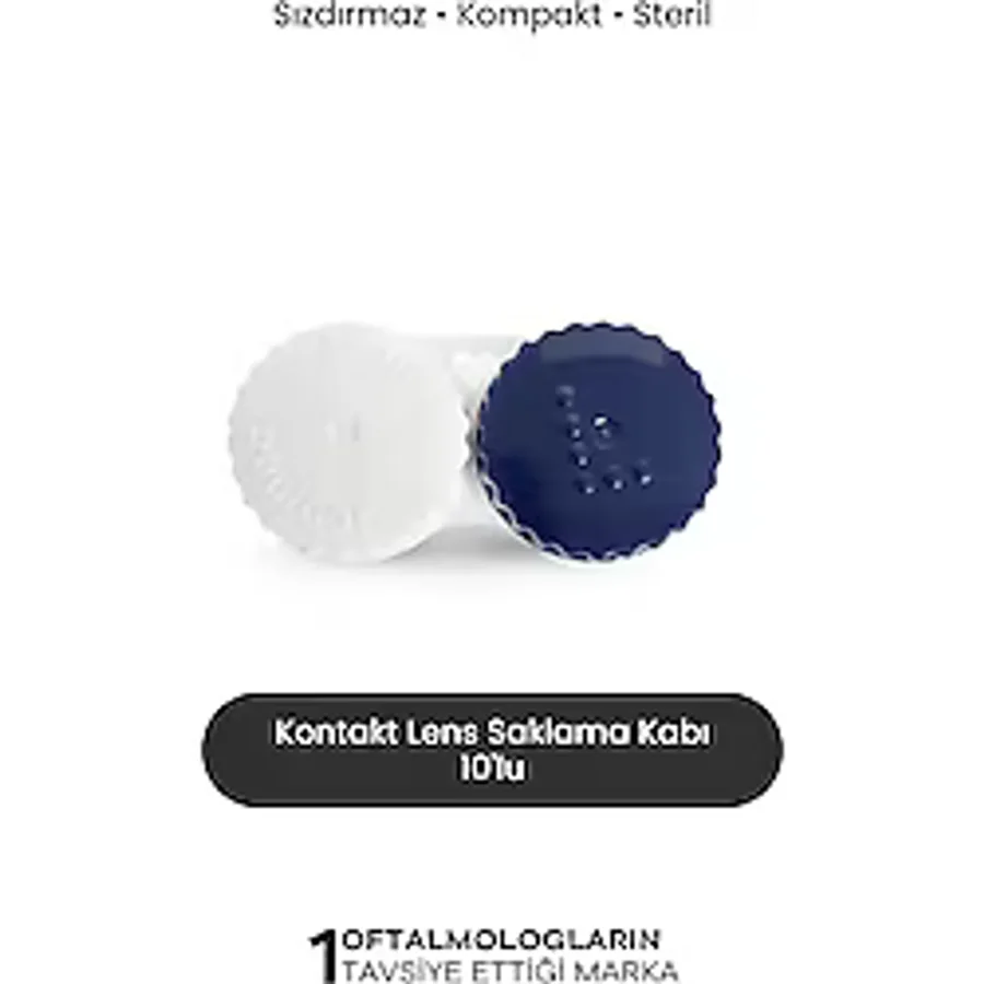TTO Kontak Lens Saklama Kutusu 10'lu Paket