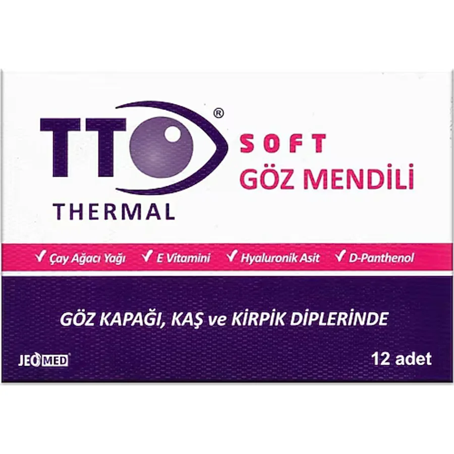 TTO Soft 12'li Göz Temizleme Mendili