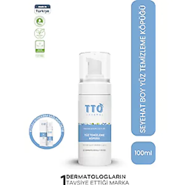 TTO Thermal Mini Yüz Temizleme Köpüğü 100 ml - Seyahat Boy Derin Temizlik