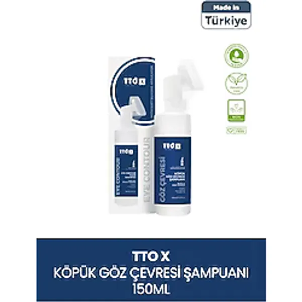 Tto-X Göz Çevresi Köpük Şampuanı - Yoğun Nem Ve Göz Çevresi Bakımı