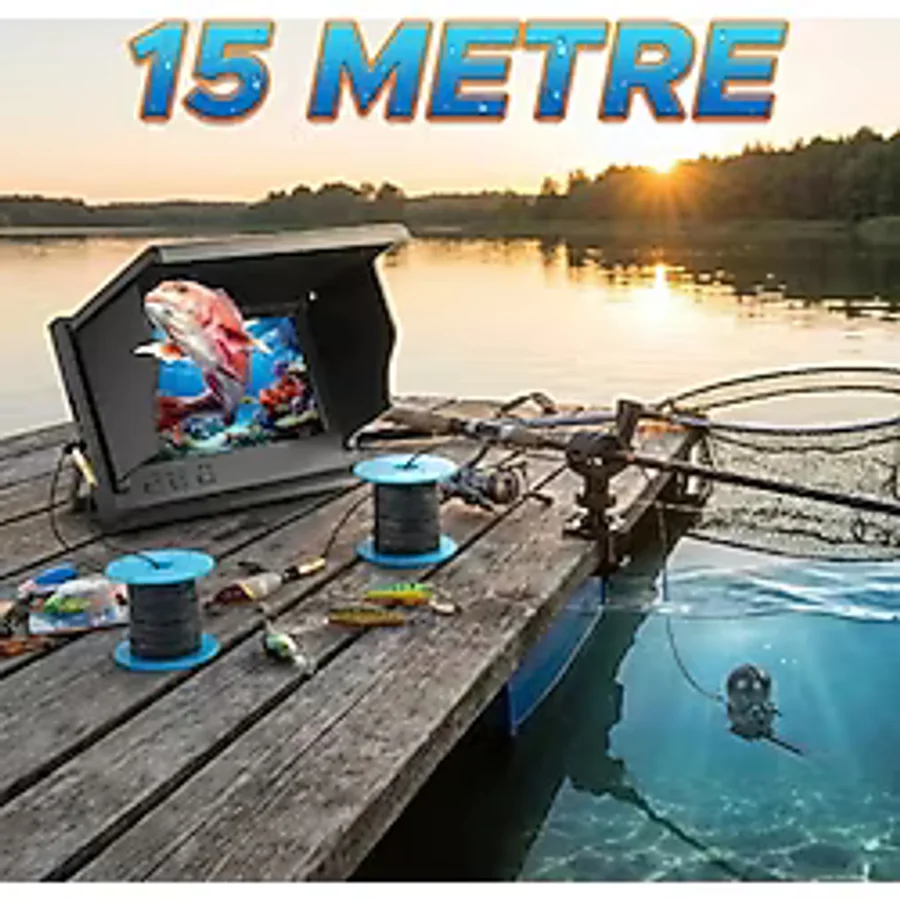 Ttt 15 Metre Sualtı Balık Tutma Kamerası