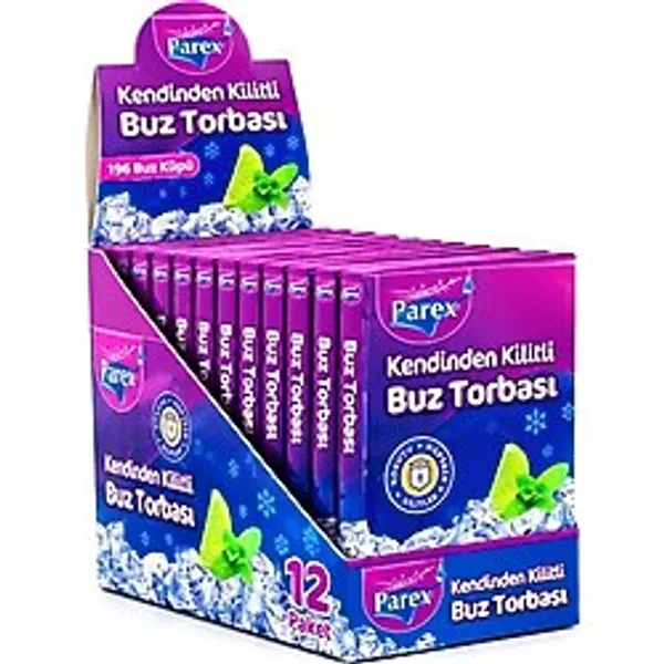 Ttt Kendinden Kilitli Buz Torbası - Koku Hapsetme Özellikli - Sızdırmaz Tasarım