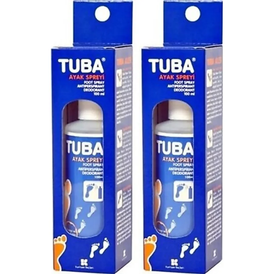Tuba 100 ml 2 Adet Ayak Bakım Spreyi