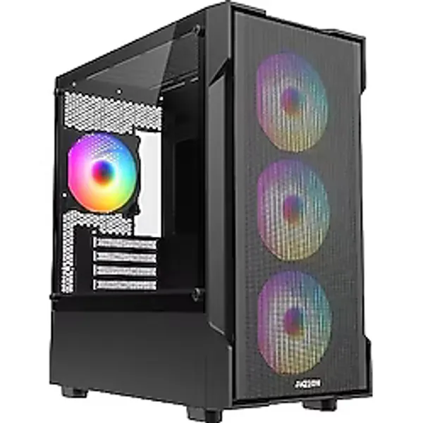 Tuba Toptaş Fazeon F1 650W 80+ Bronze Mesh 4X120MM Rainbow Fanlı Matx Bilgisayar Kasası