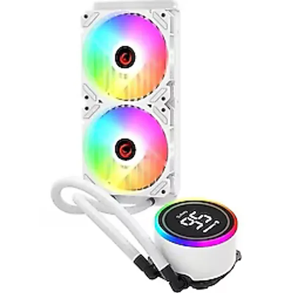 Tuba Toptaş Rampage Helıos C15 (Beyaz) Sıcaklık Göstergeli Argb LED 240MM Sıvı Soğutma Sıstemı